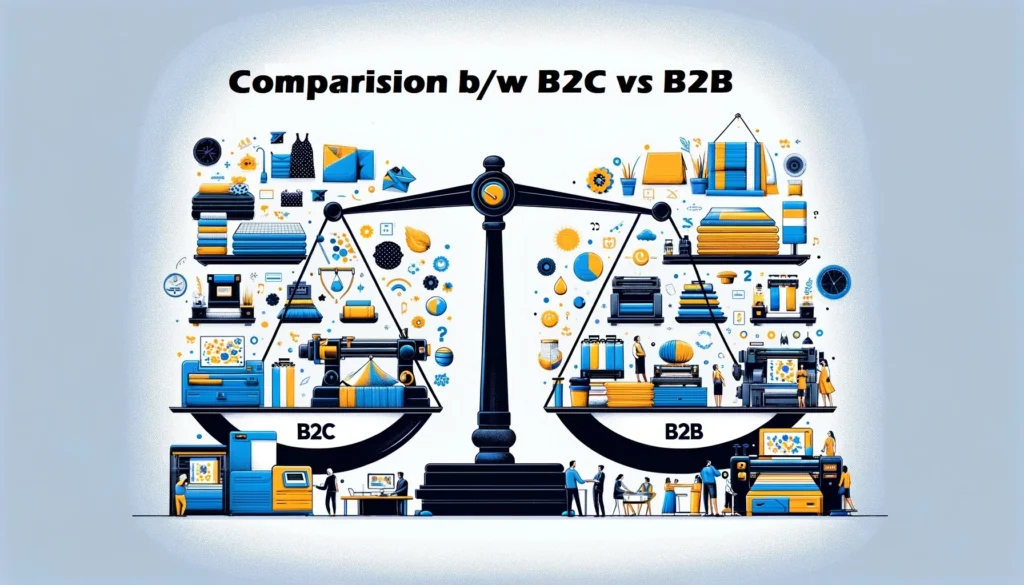 A Quick Comparision b/w B2C vs B2B