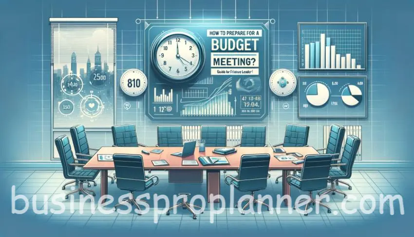 How to Prepare for a Budget Meeting?