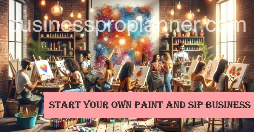 paint and sip business plan pdf