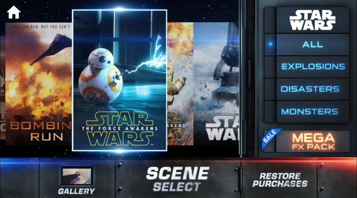 All Star Wars Movie FX Maker Codes