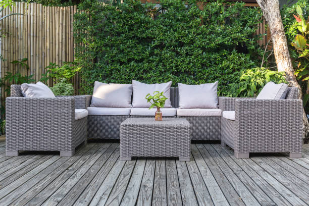 Outdoor Space with High-Quality Wicker Furniture